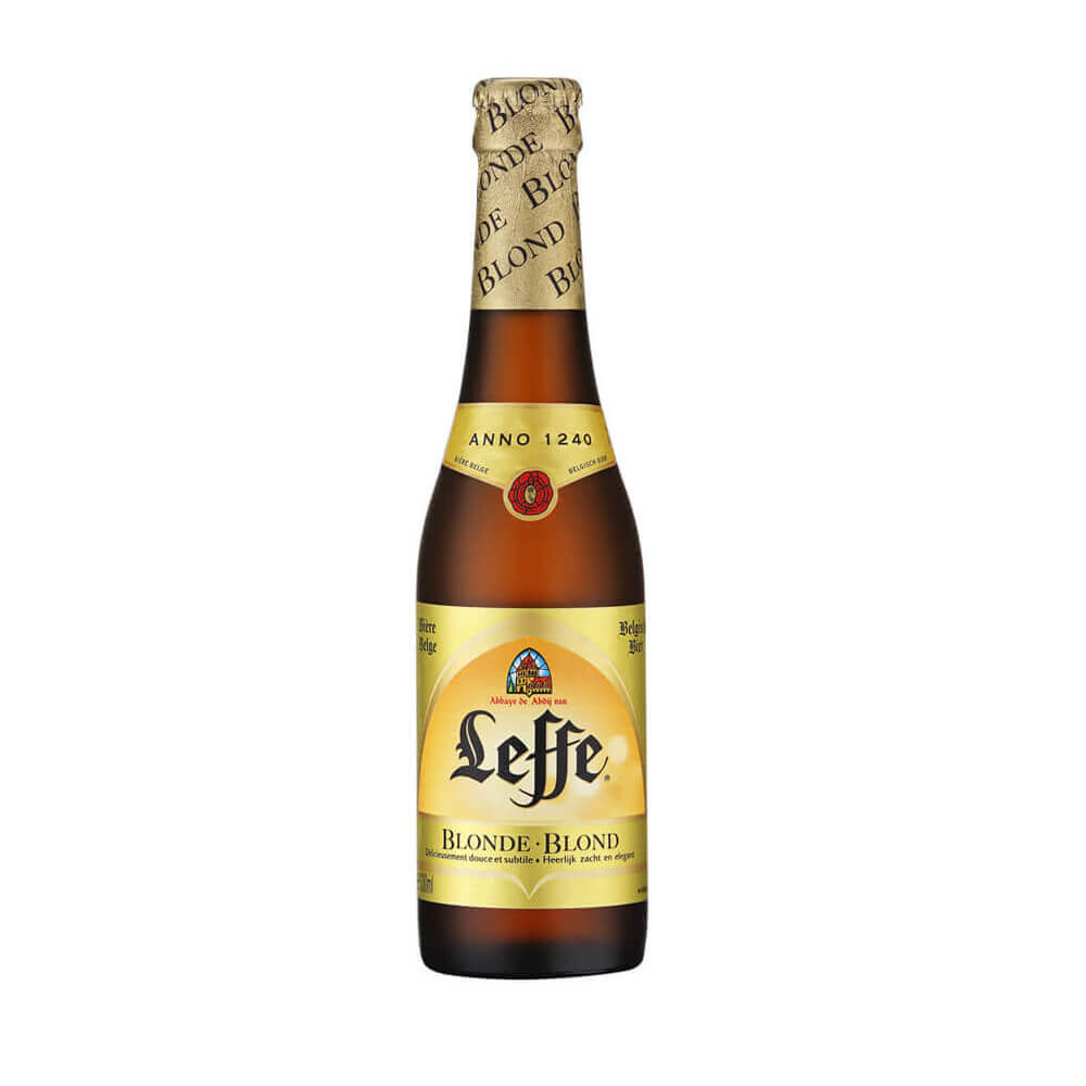Cerveza Leffe Blonde Blond botella 330 ml