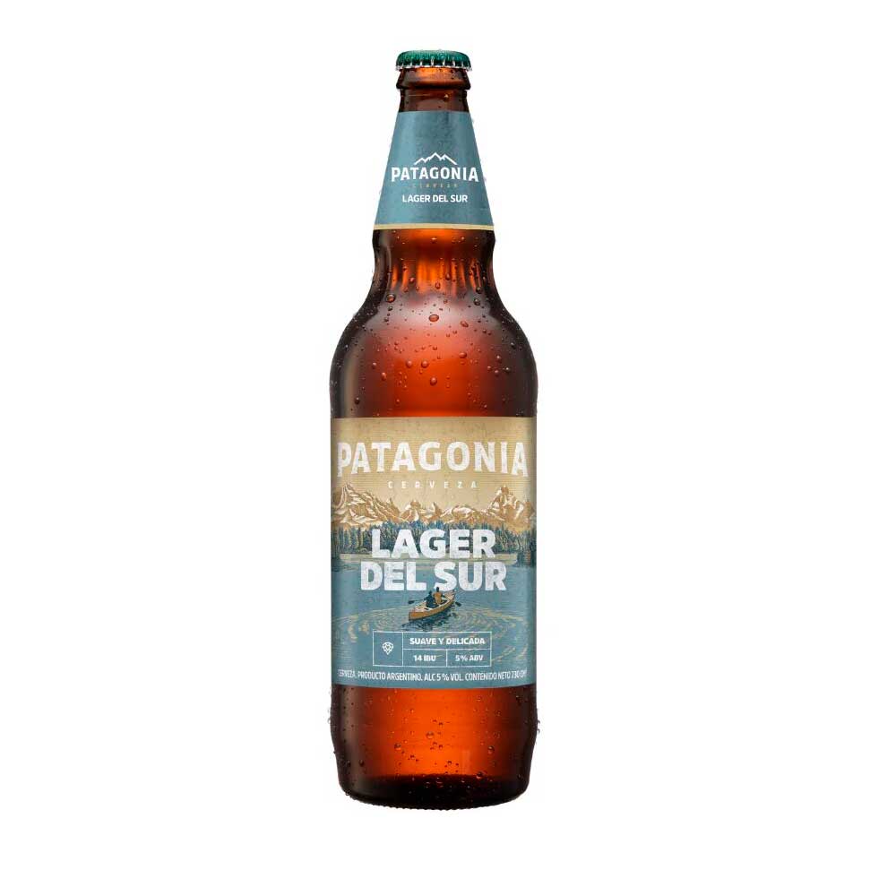 Cerveza Patagonia Lager del Sur 730 ml