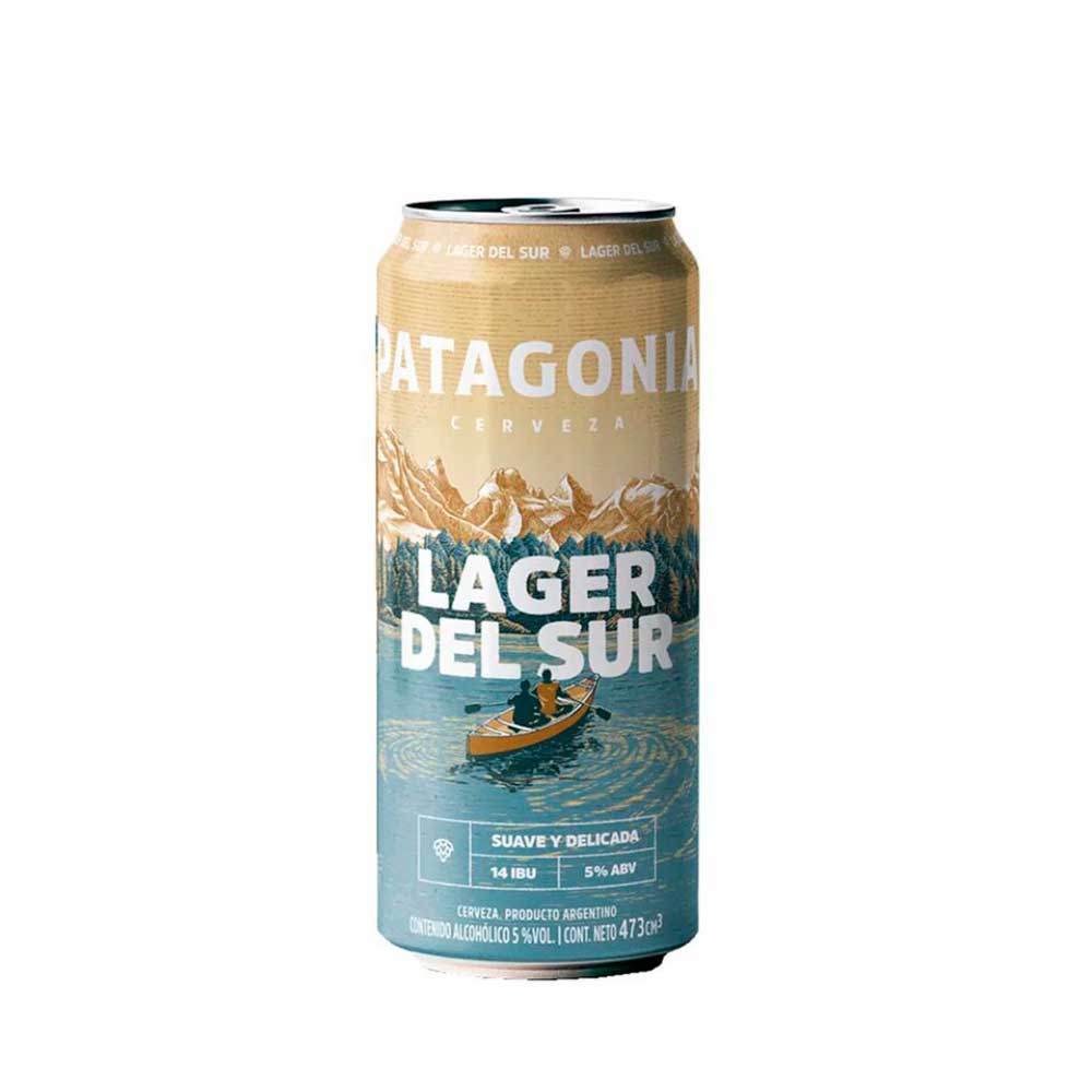 Cerveza Patagonia Lager del Sur Lata 473 ml