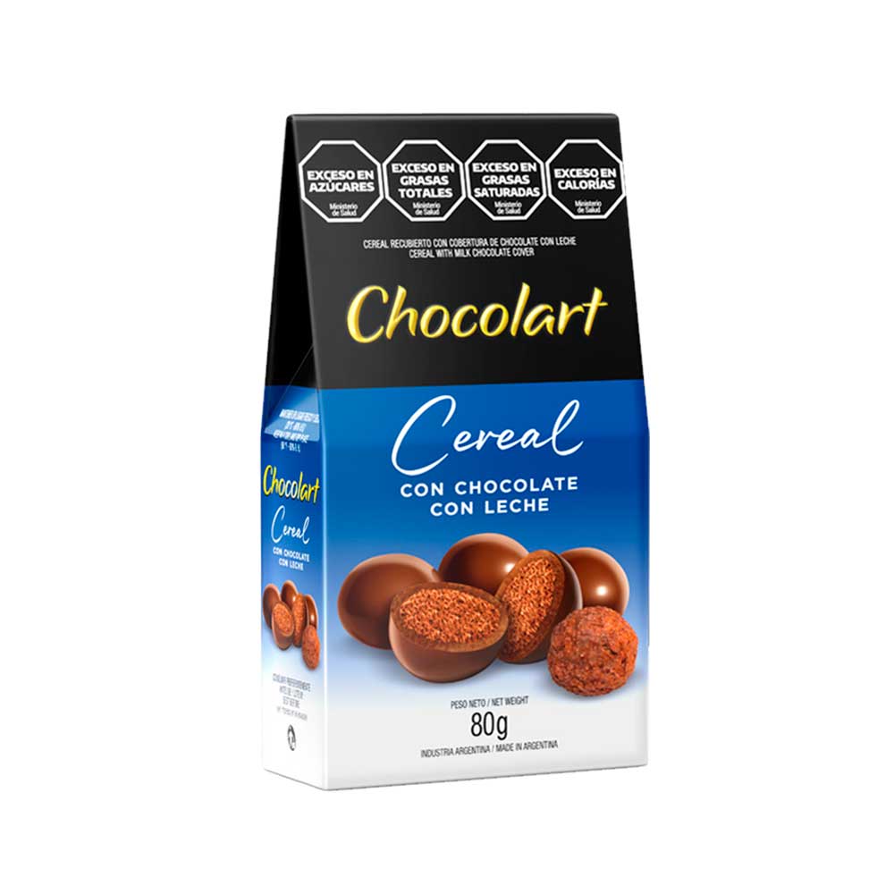 Caja de Chocolart BALÓN CEREAL CHOCOLATADO CON COBERTURA LECHE