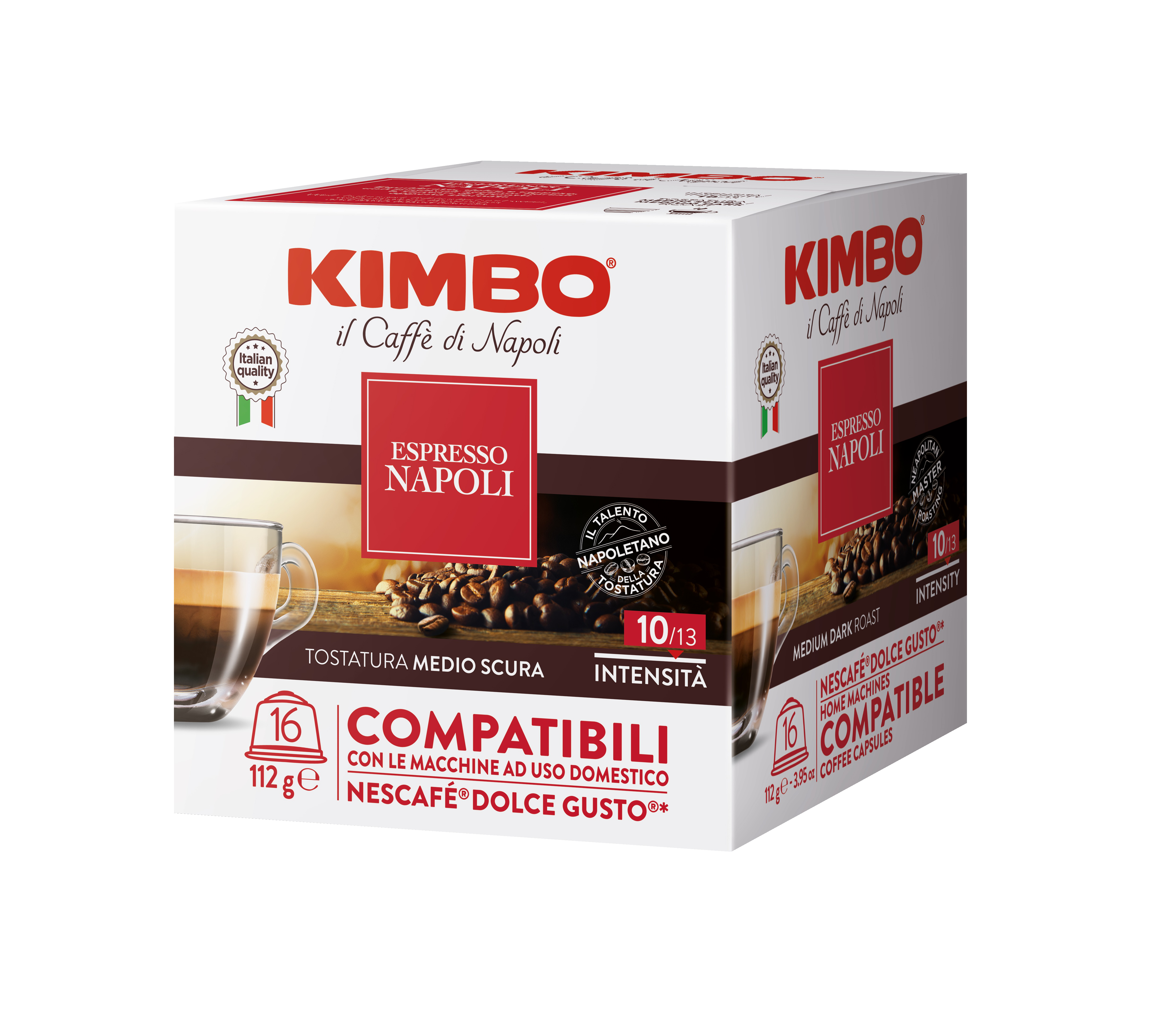 Kimbo Napoli  cápsulas compatibles Dolce Gusto