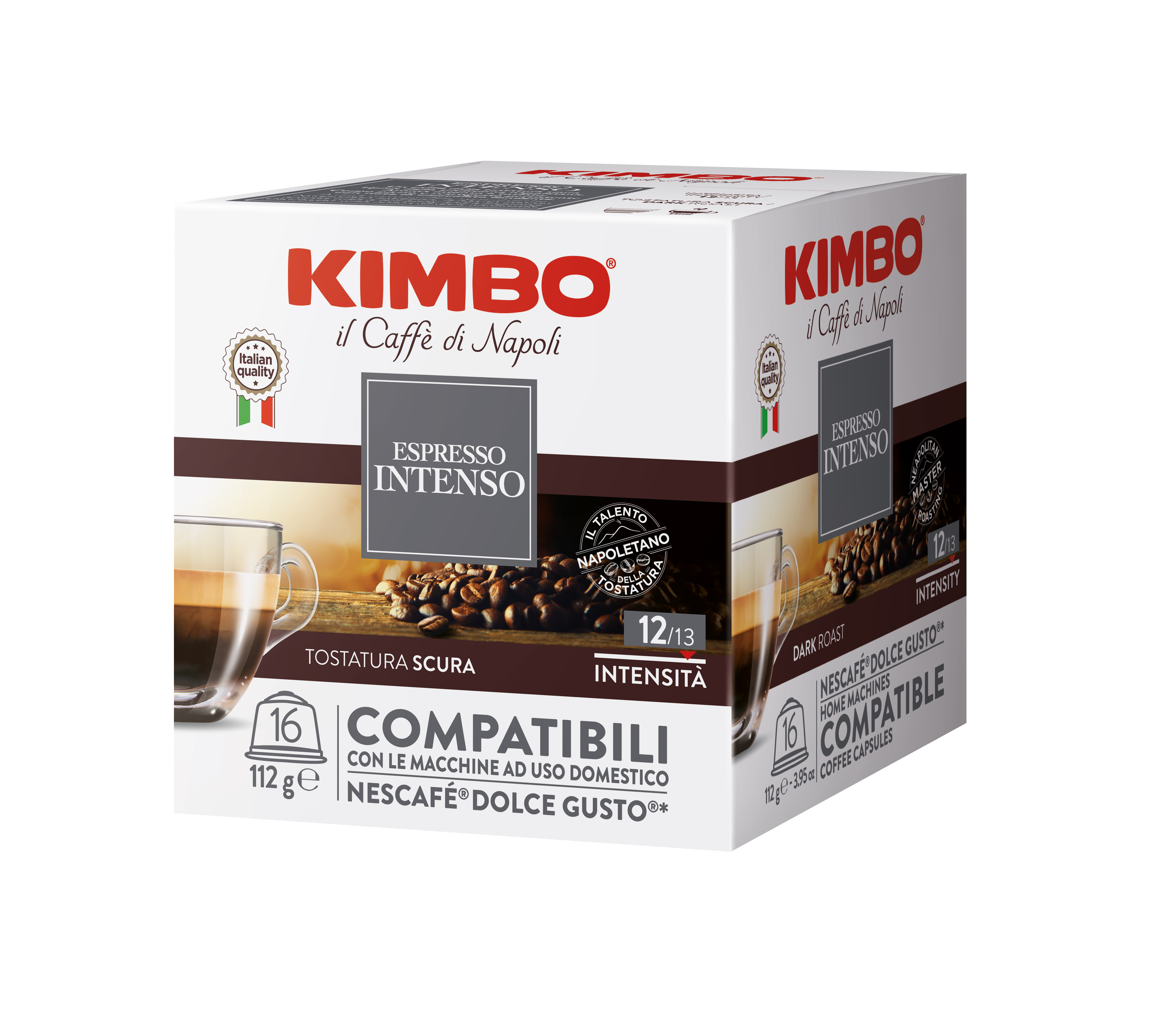 Kimbo Intenso cápsulas compatibles Dolce Gusto