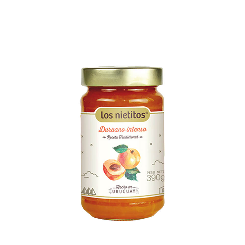 Durazno Intenso - frasco de vidrio 390 g