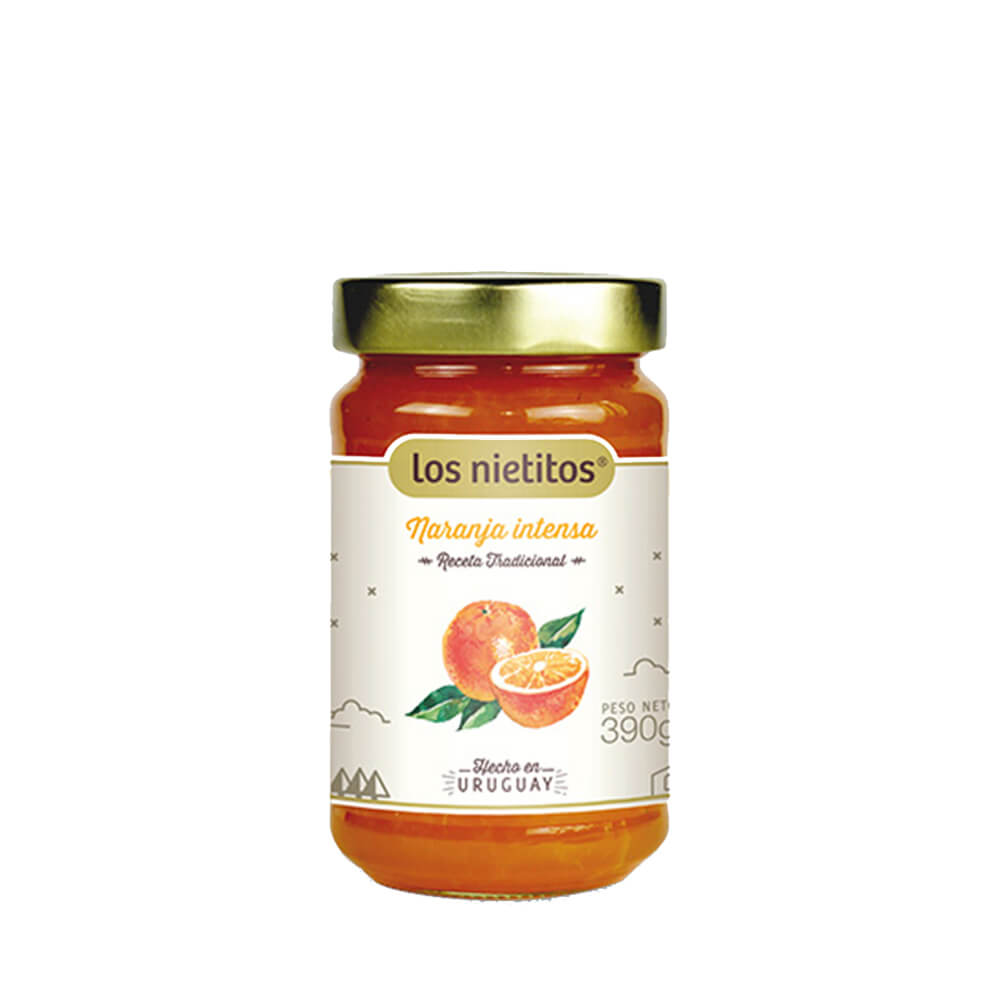 Naranja Intensa - frasco de vidrio 390 g