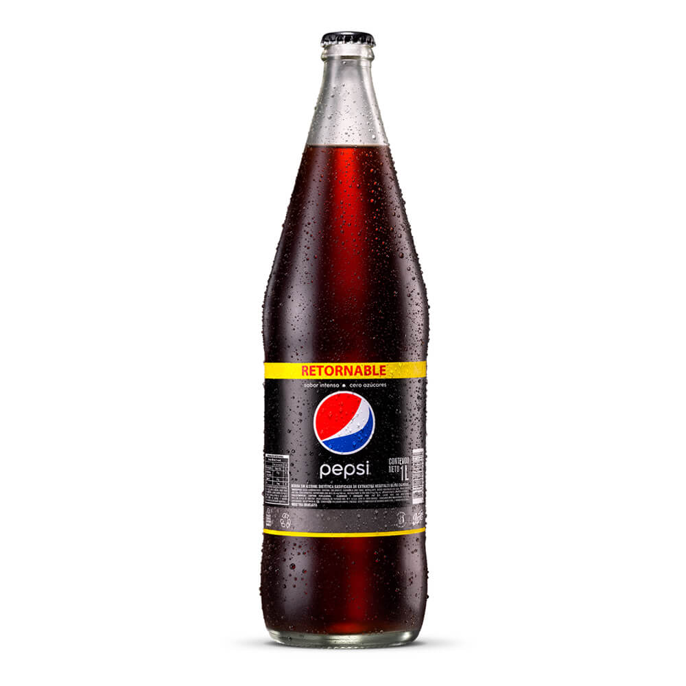 Pepsi Black 1 L retornable