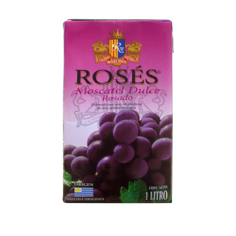 Vino Roses Moscatel Dulce Rosado