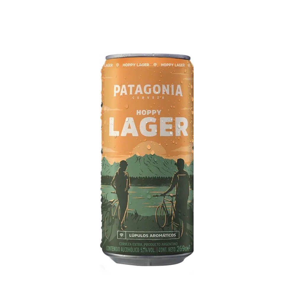 Cerveza Patagonia Hoppy Lager Lata 473 ml